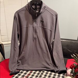 Under Armour Charcoal Quarter-Zip Fleece
